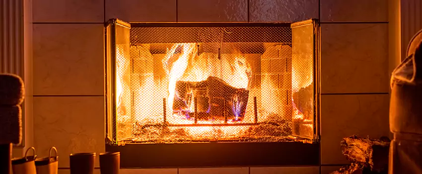 Mendota Hearth Landscape Fireplace Installation in Lancaster, Pennsylvania