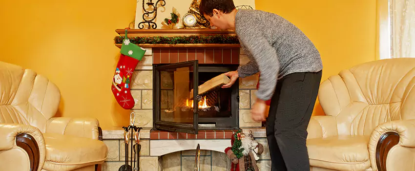 Rusted Metal Fireplace Restoration in Lancaster, Pennsylvania